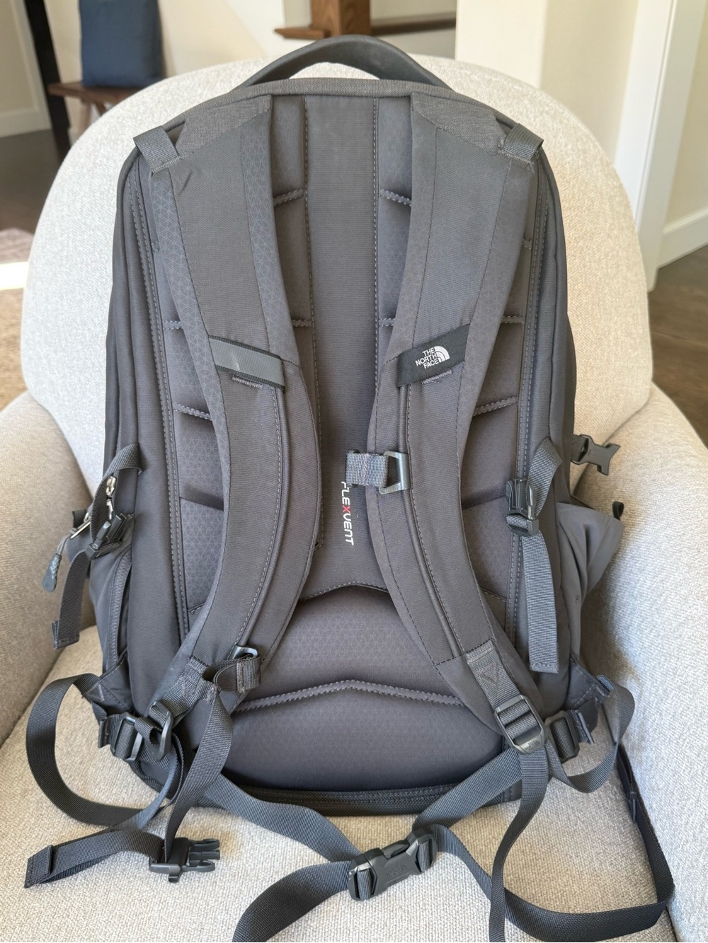 The North Face Heather Gray Surge Backpack - Picture 3 of 10